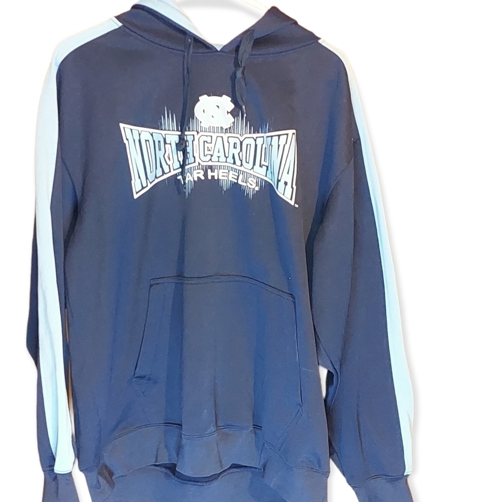 North Carolina Tar Heels E5 Brand Blue/Light Blue Hoodie Size Large